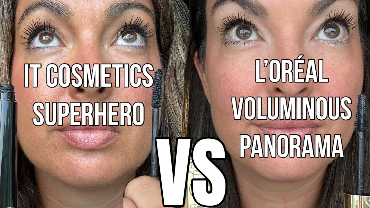 Тушь для ресниц IT Cosmetics Superhero Mascara против туши L’Oréal Voluminous Panorama | Сравнени...