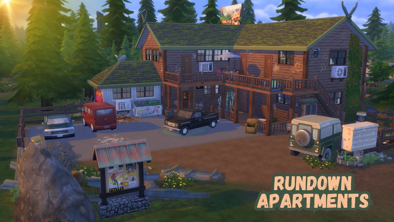 Moonwood Mill Apartments 🌕 // From The Archives // The Sims 4 Speed Build