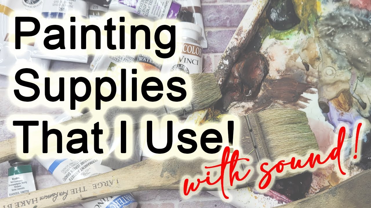 ALL THE SUPPLIES That I Use in My Watercolor Landscape Paintings