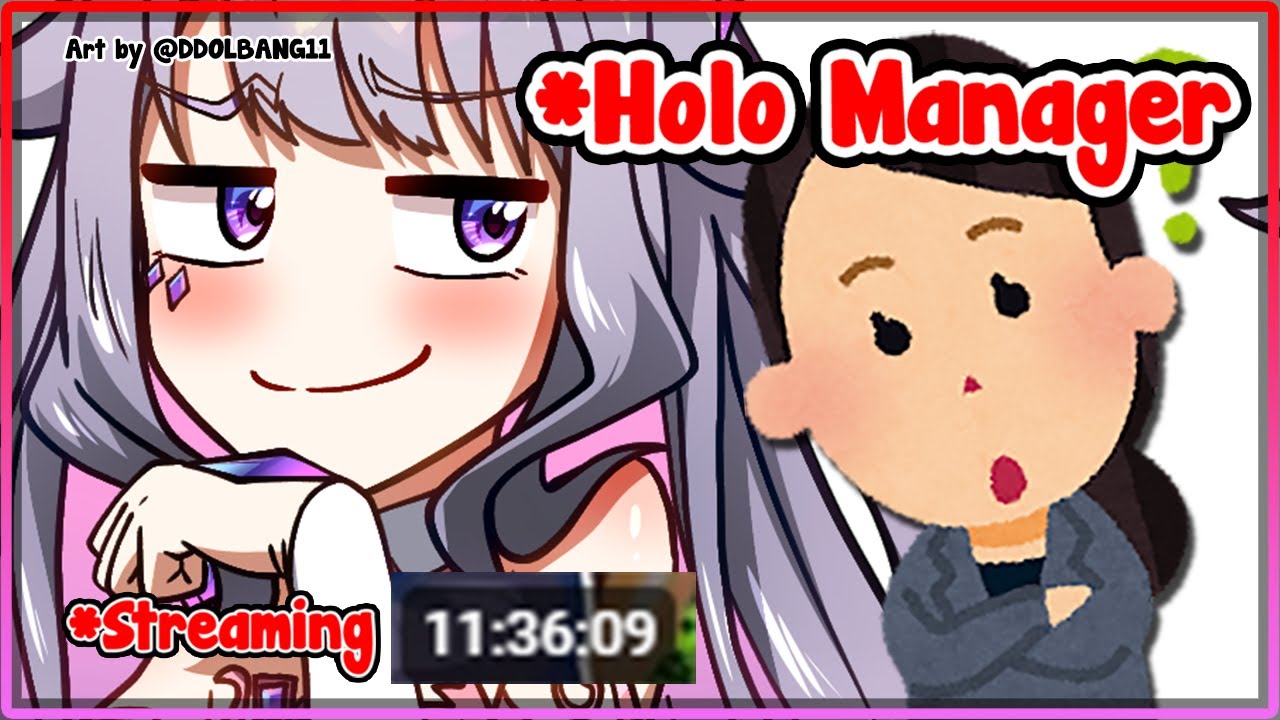 [ENG SUB/Hololive] A Holo manager was left speechless after she found out of Biboo's streaming time