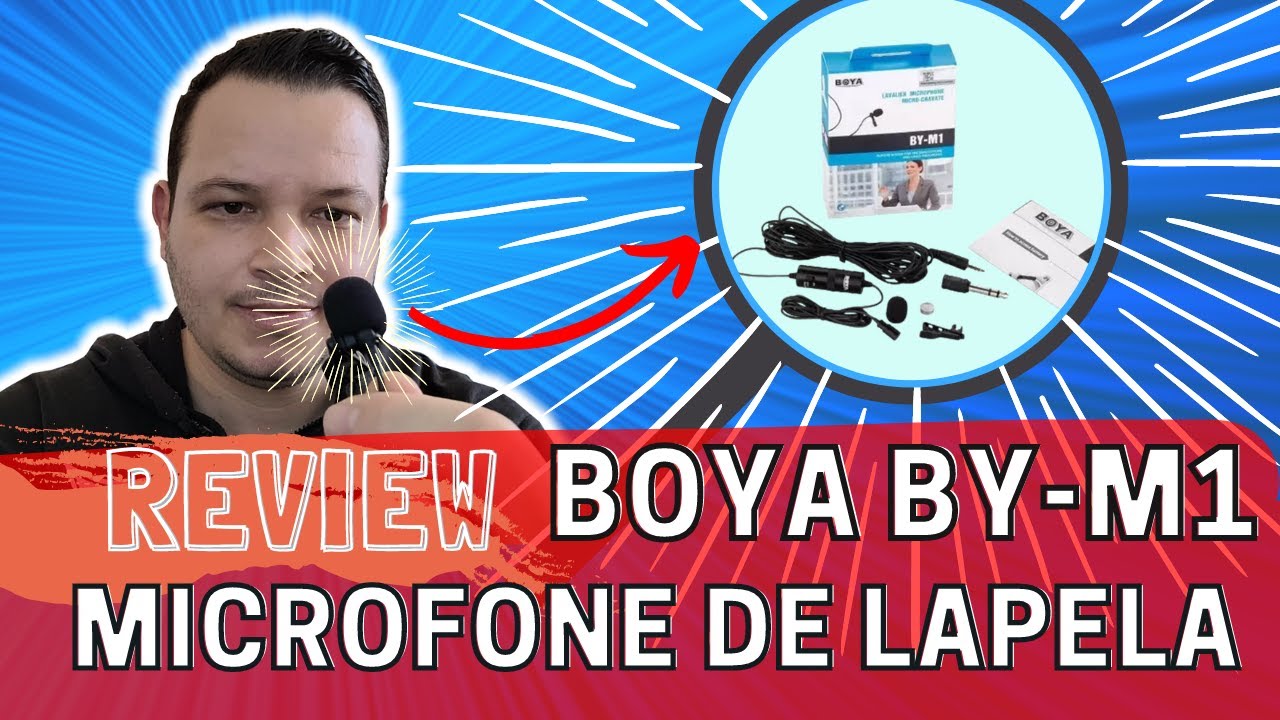 Review Microfone de lapela BOYA BY M1