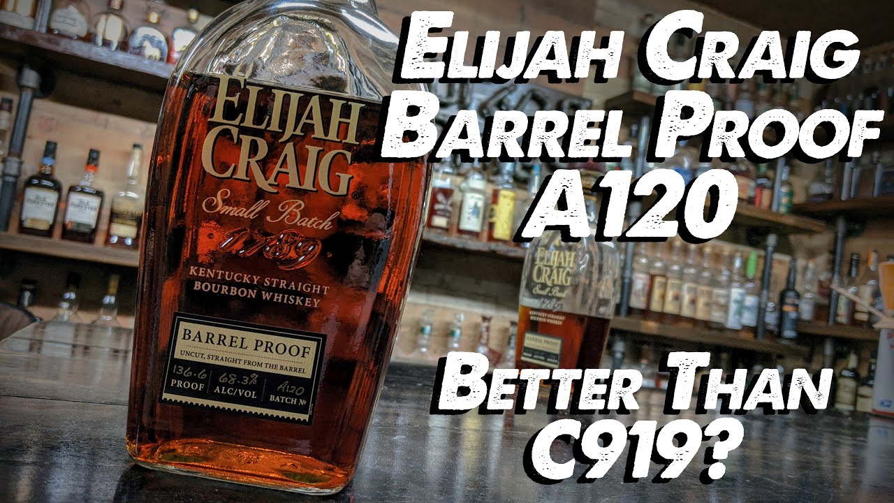 Elijah Craig A120 Whiskey Review vs Batch C919 (Our favorite). Breaking the Seal Ep #99