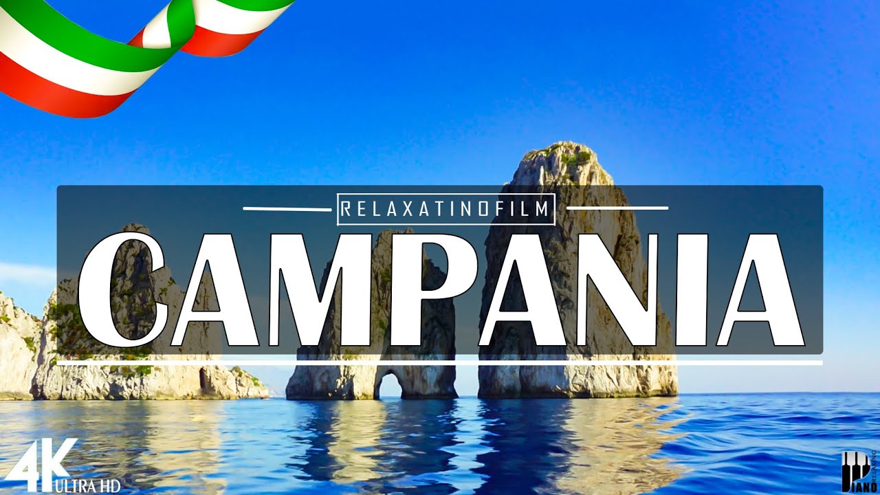 Beautiful Campania 4K &bull; Relaxing Italian Music, Instrumental Romantic &bull; Video 4K UltraHD