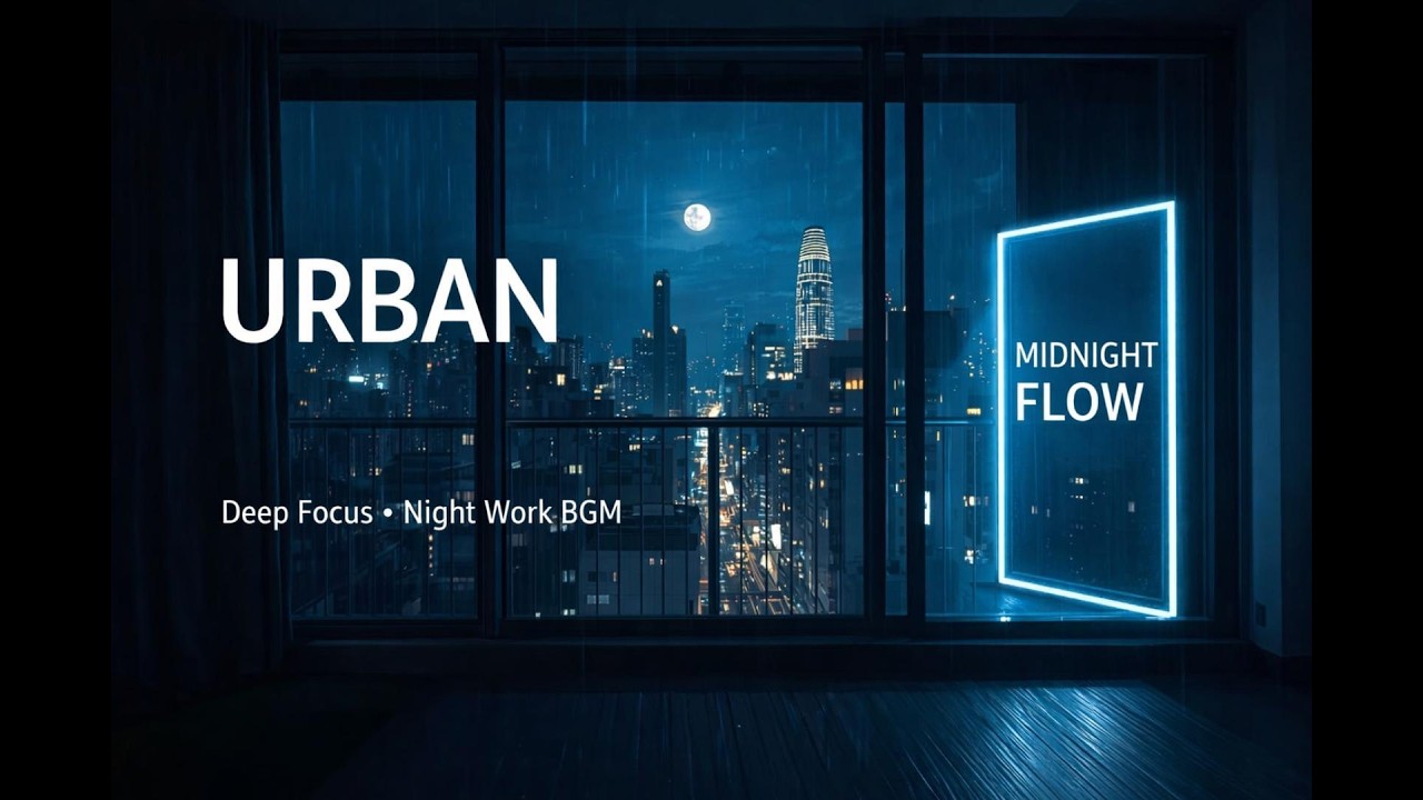 Urban Midnight Flow – Deep Focus | No Vocals