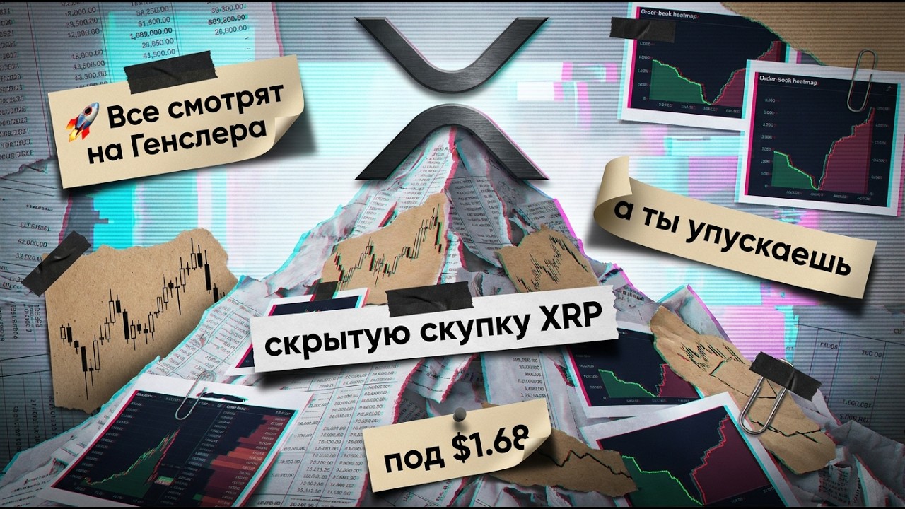 🚀 Все смотрят на Генслера, а ты упускаешь скрытую скупку XRP под $1.68