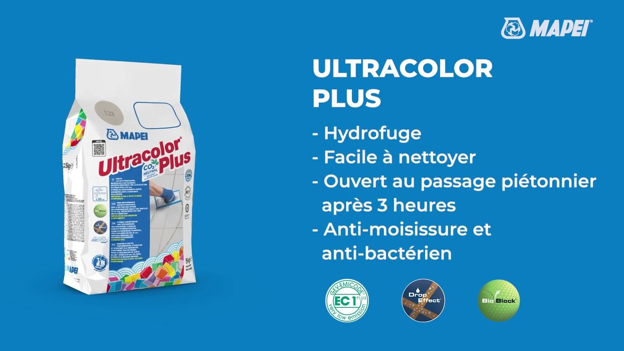 Mapei | Mortier de jointoiement Ultracolor Plus – FR