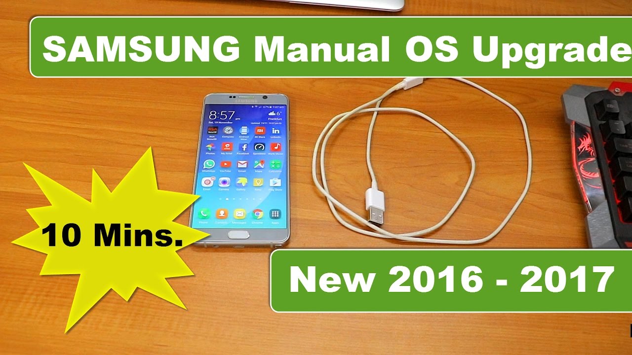 Samsung Galaxy Note 5 - Manual Firmware/OS (Android) Upgrade | 2016