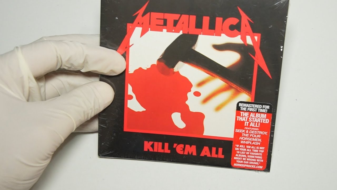 Metallica: Kill 'Em All - Digisleeve Remastered CD Unboxing Video. Unpacking Reissue CD