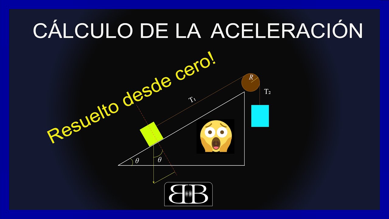 10.2 EJERCICIO RESUELTO (aceleración) TORQUES y MOMENTO DE INERCIA - BLACKBOARD