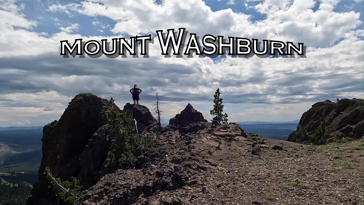 Climbing Mount Washburn in Yellowstone National Park