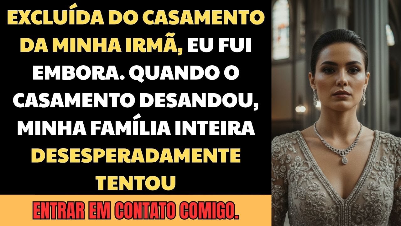 Minha irmã me excluiu do casamento dela—Então eu fui embora quando o casamento começou a desmoronar…