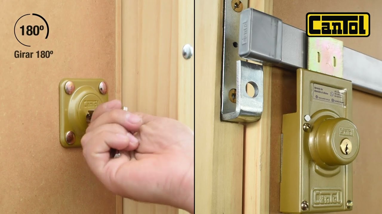 Manual de uso tranca est&aacute;ndar Cantol Cerraduras especiales Cantol