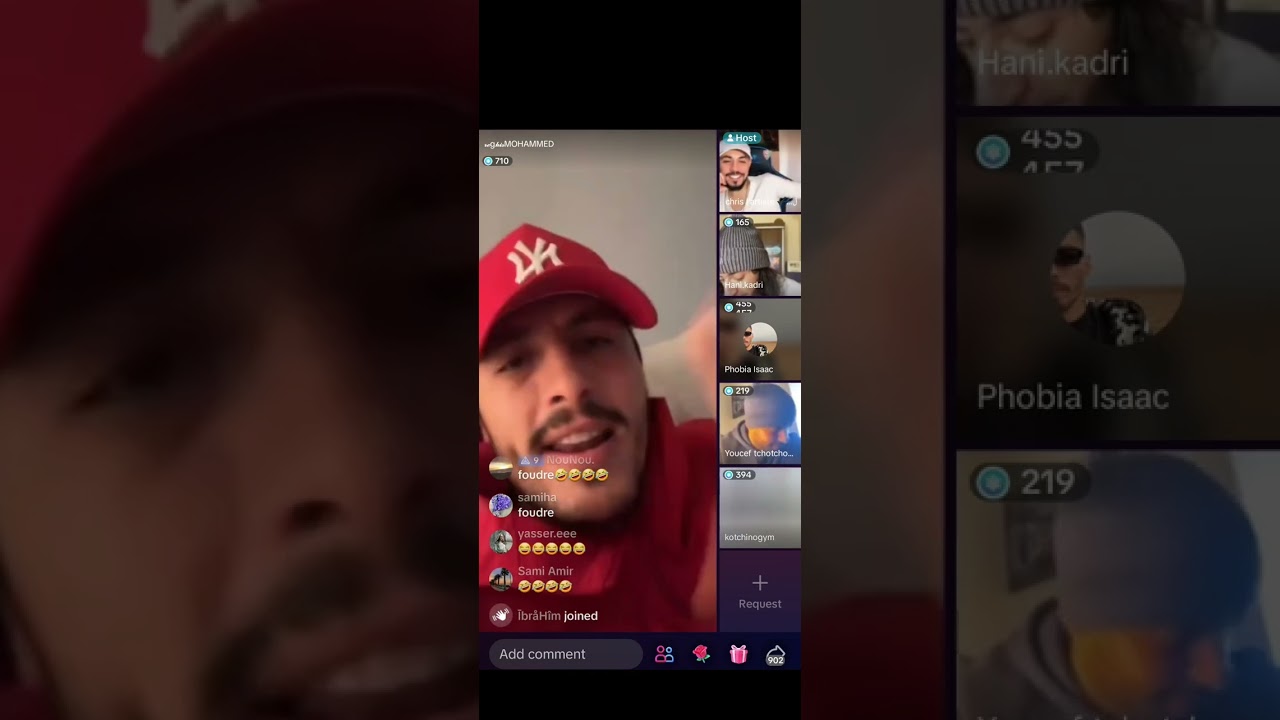 TIKTOK LIVE : Chris , Phobia , Mohammed Rghis , Hani Kadri et autres ...