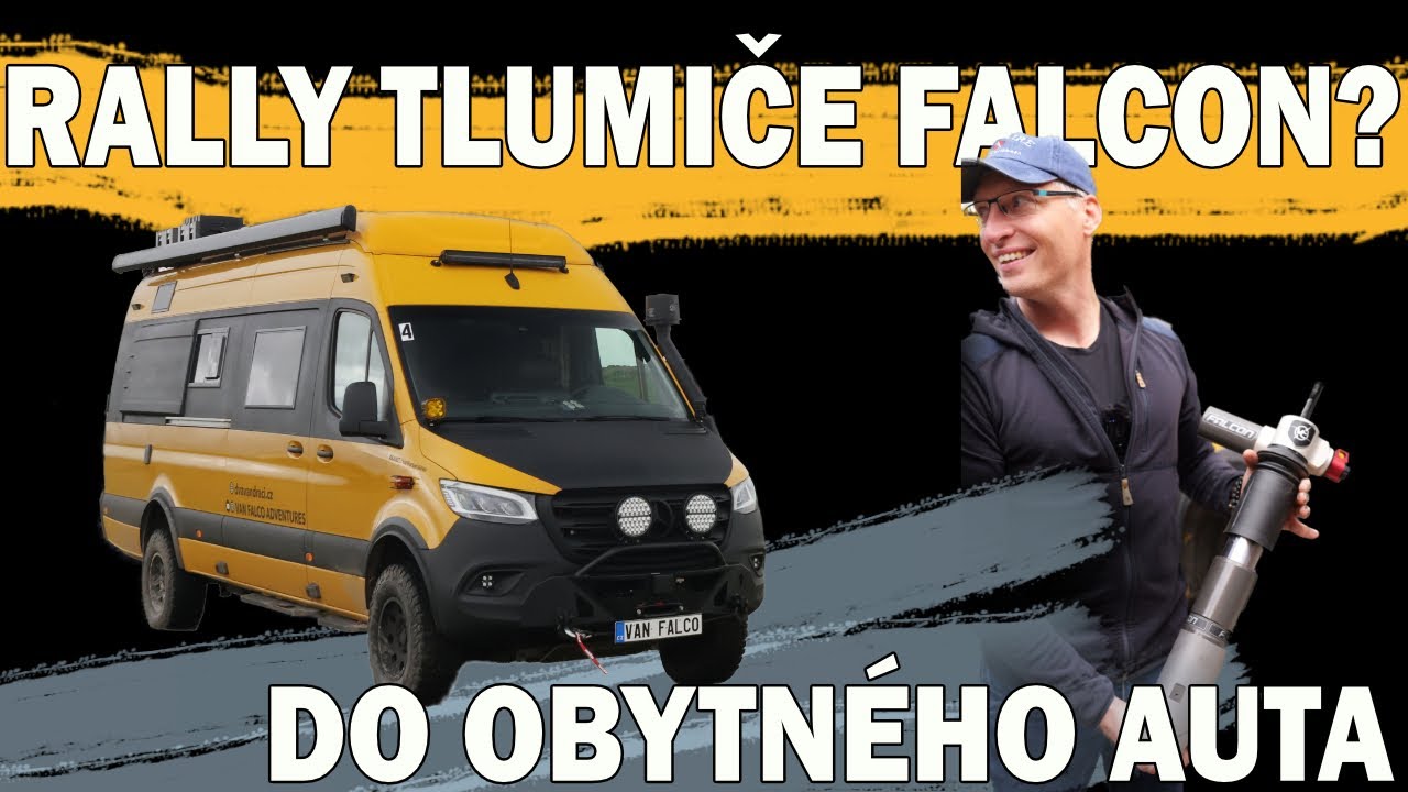 RALLY TLUMIČE PRO OBYTNÉ AUTO│FALCON INVERTED STRUTS│LISTOVÉ PERO│ÚPRAVA OBYTKY│VAN FALCO ADVENTURES