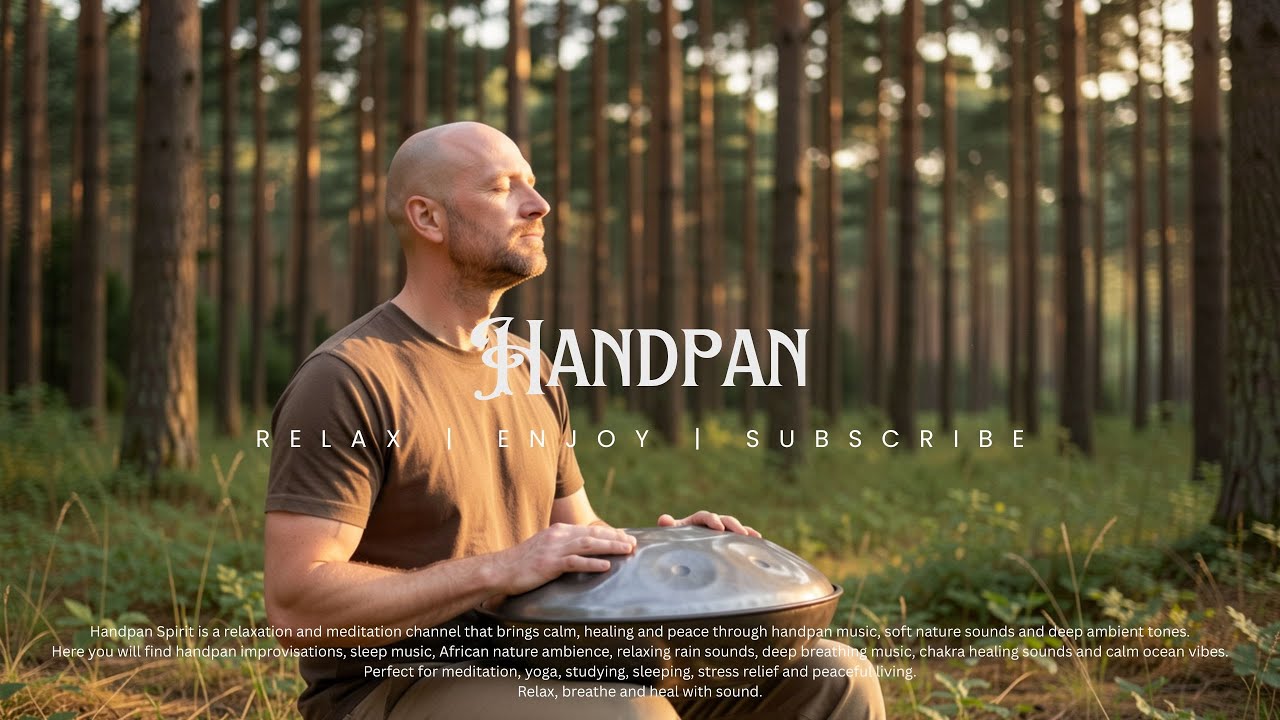 432Hz Handpan Healing Tones | Stress Relief Meditation
