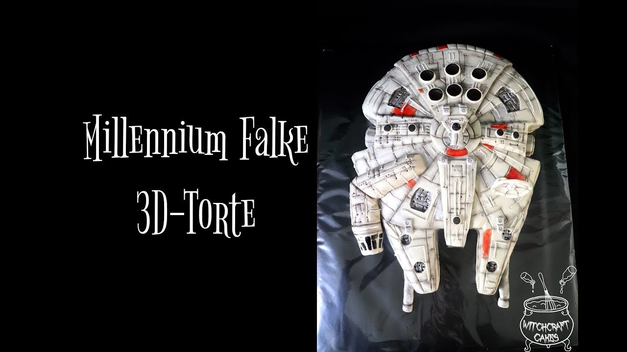 Star Wars Millennium Falke 3D-Torte - Timelapse-Tutorial