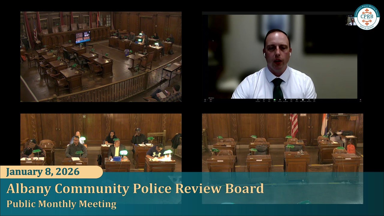 January 8, 2026 | CPRB Public Monthly Meeting