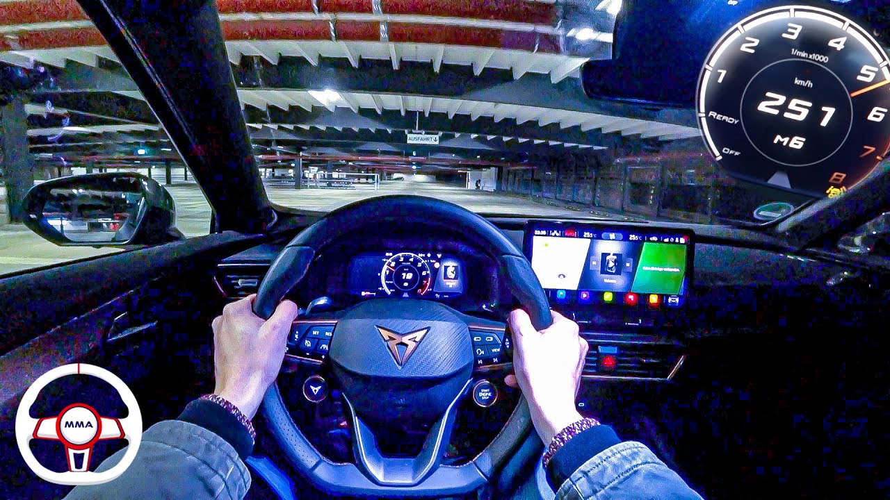 2021 Cupra Formentor 310HP NIGHT POV DRIVE Onboard (60FPS)