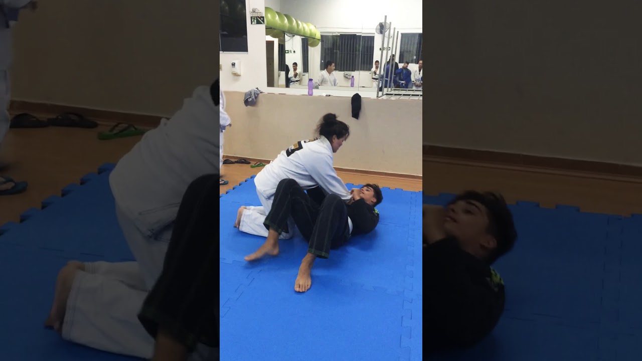 Jiu jitsu mãe e filho