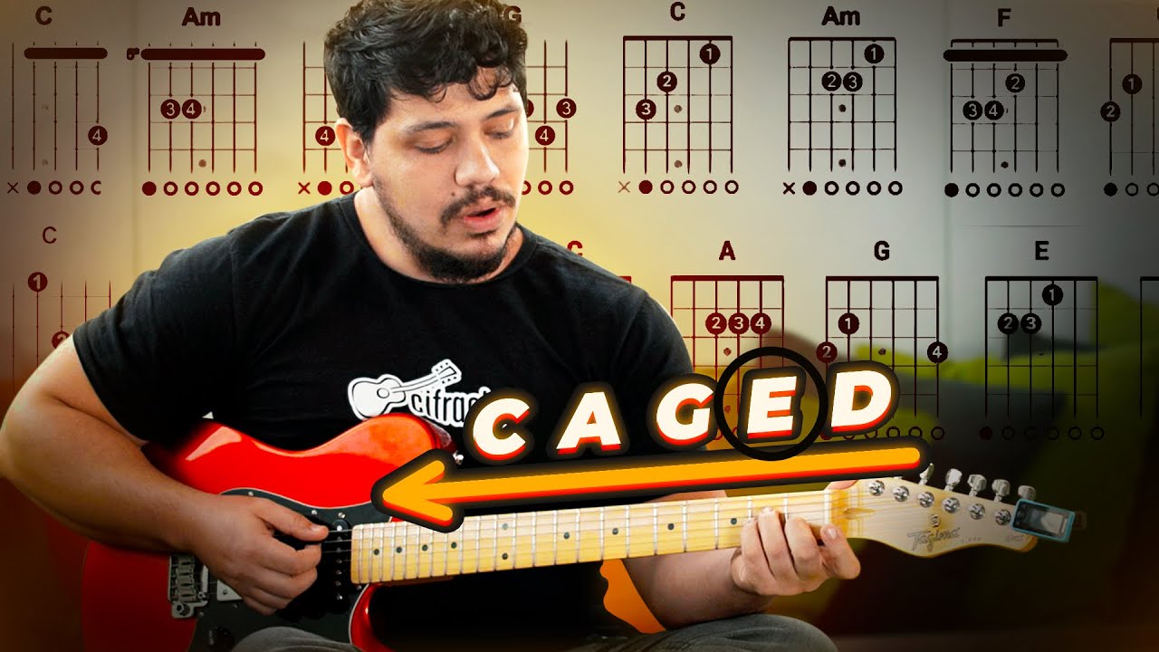 3 NÍVEIS de CAGED Para Você DOMINAR o Braço da Guitarra