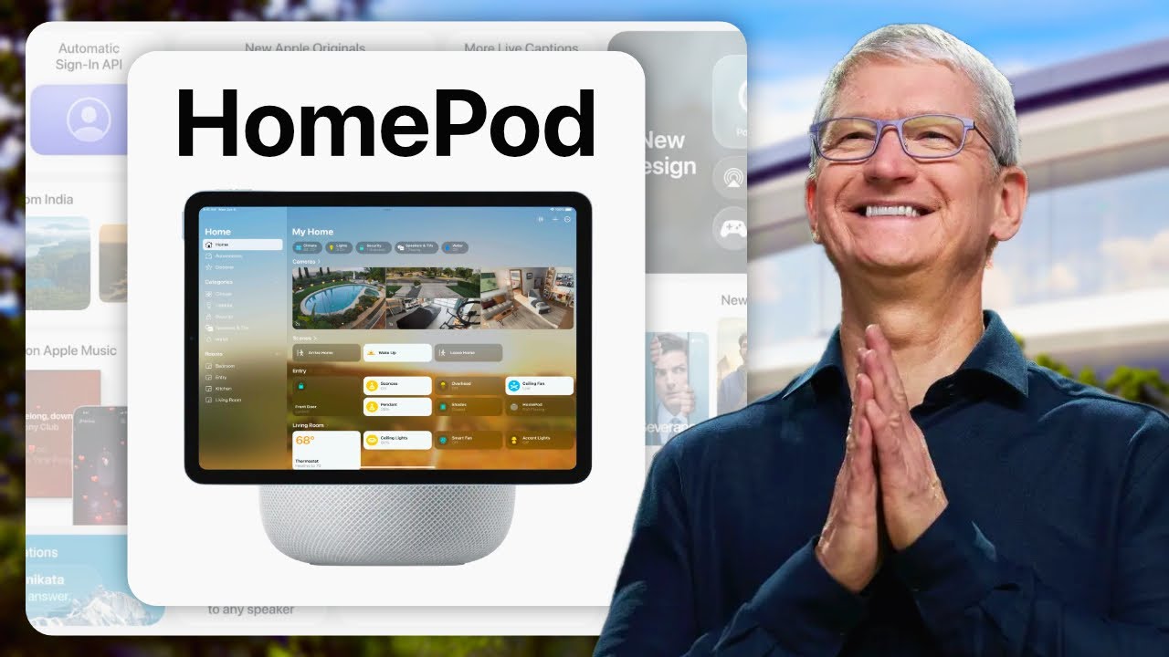 NUEVO HomePod con PANTALLA, Apple Intelligence y HomeOS 26 🤩