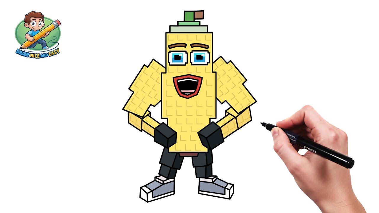 How to Draw Lo din Din Dun from Steal a Brainrot [ROBLOX] | Easy Drawing Tutorial