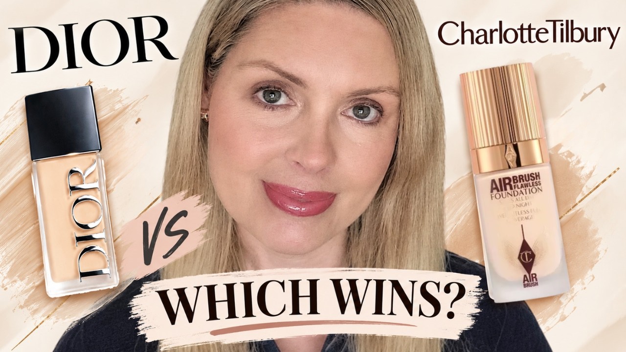 Dior Forever против Charlotte Tilbury Airbrush Flawless | Какой тональный крем лучше для зрелой к...
