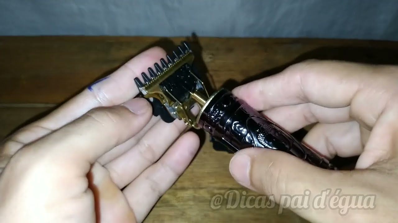COMO USAR OS PENTES DA SUA MÁQUINA T9  #review #barbeiro #passoapasso