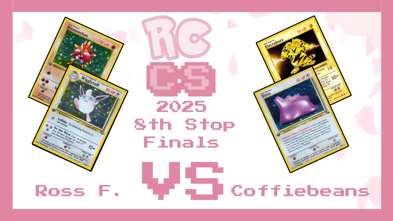 Retro Card Challenger Series 2025 Base-Fossil 8th Stop Finals Ross F. Vs Coffiebeans