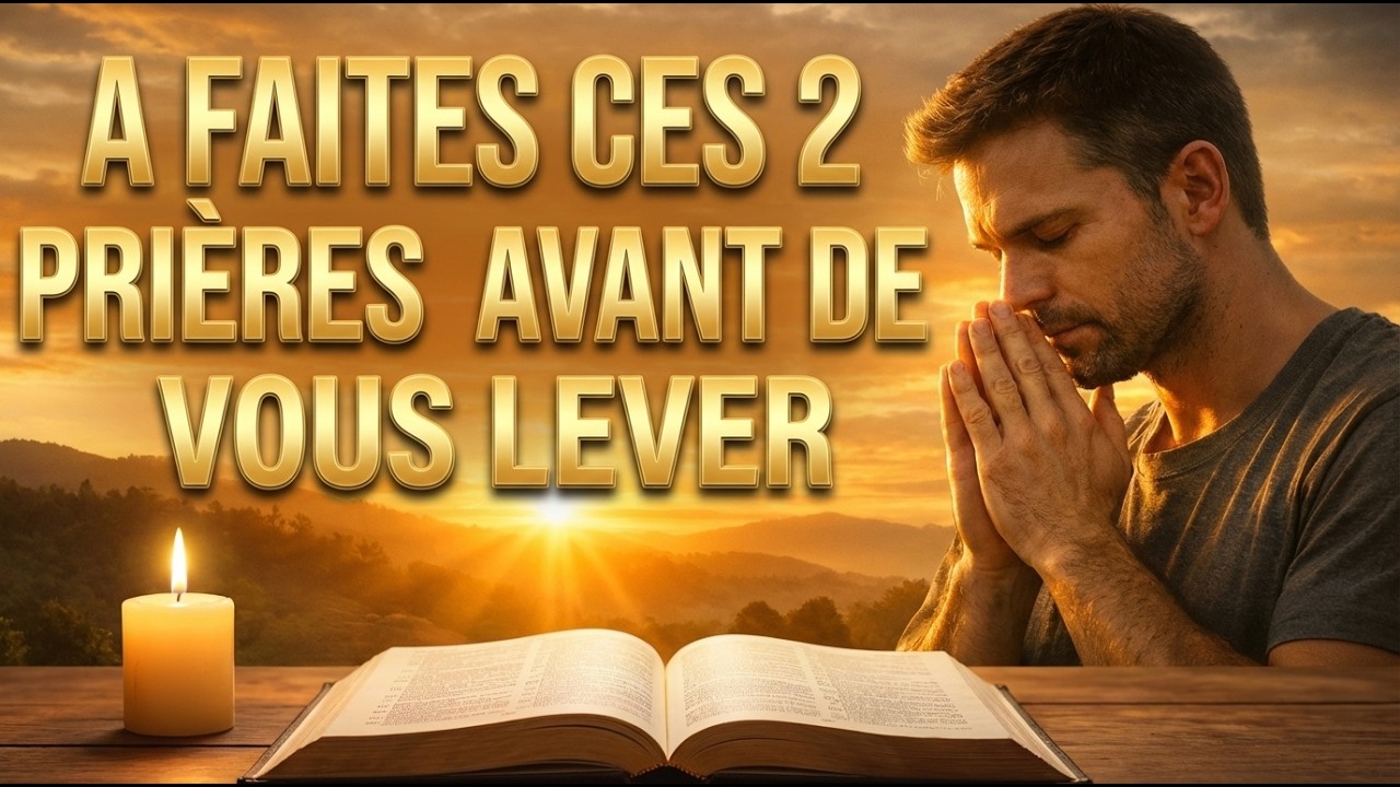 Écoutez CES 2 Prières Chaque Matin et Regardez Votre Vie Changer