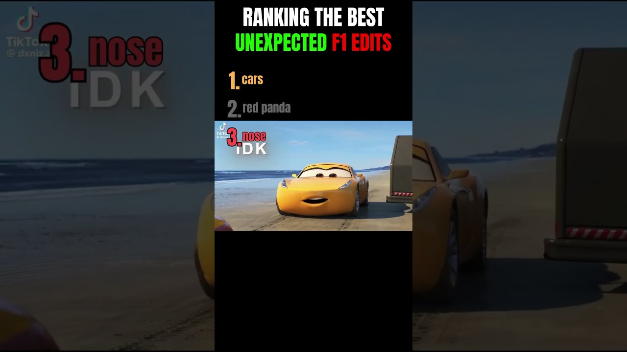 Ranking UNEXPECTED F1 EDITS!!🥶🤯 #ranking #f1 #shorts
