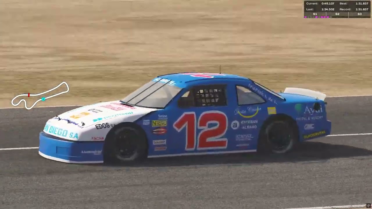 Mar y Valle - Gran Turismo Americano Ford Thunderbird - 1:31.837