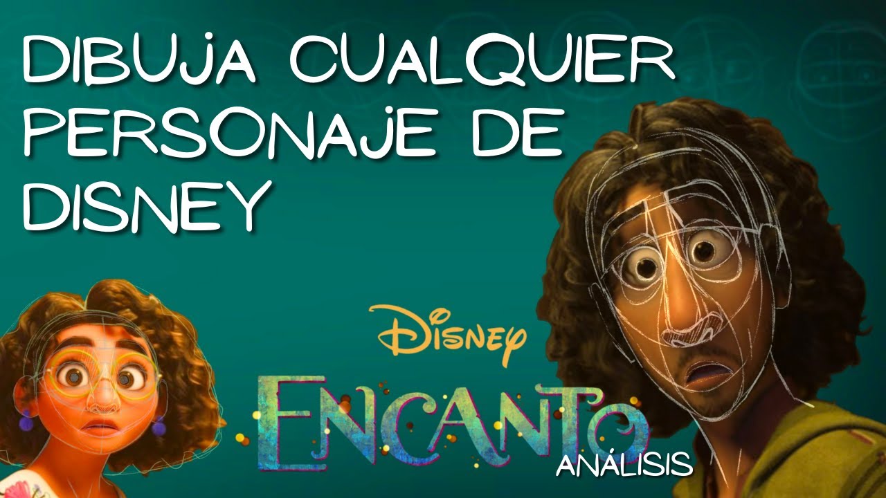 🎯Cómo dibujar personajes Disney | Análisis de los rostros de Encanto | mejora el dibujo de  la cara