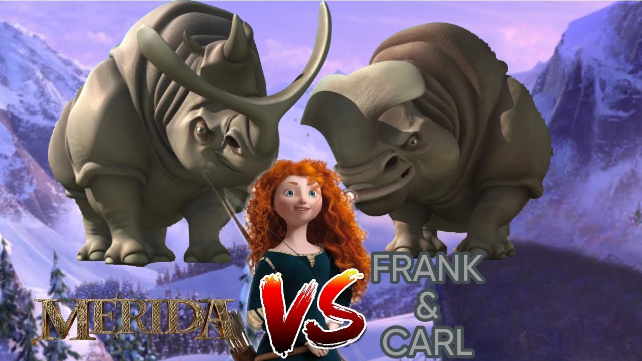 Merida VS Frank, And Carl (Ice Age)