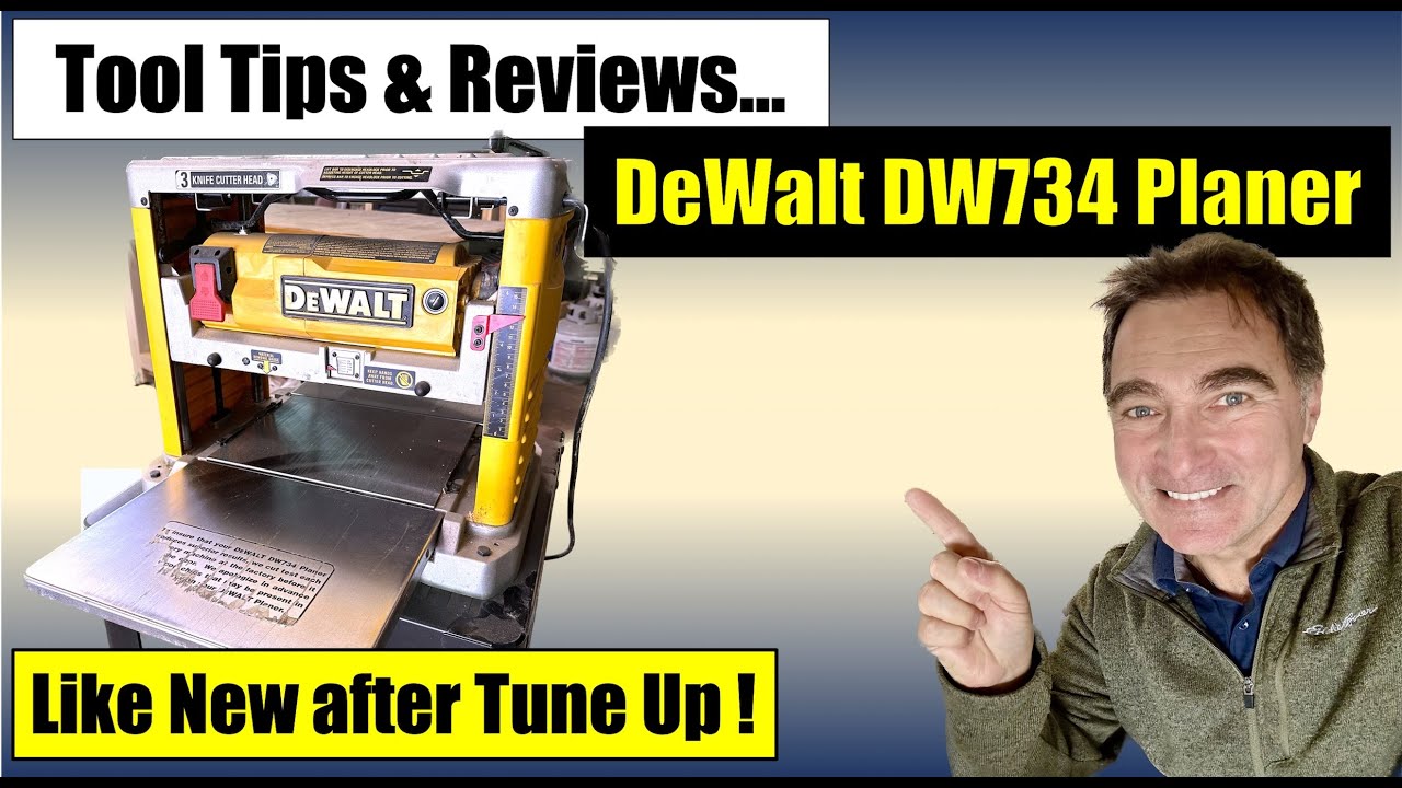 Tool Tips & Reviews - How to Tune Up an old DeWalt DW734 Planer!