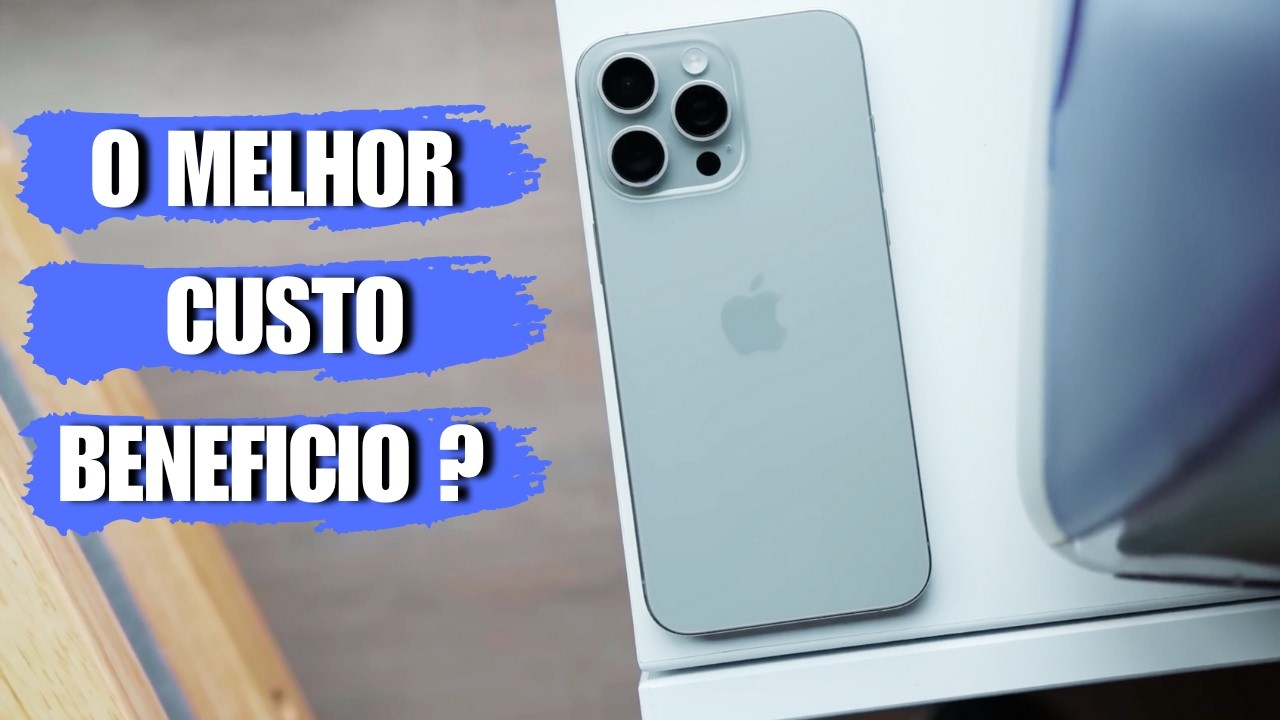 Quer o MELHOR iPhone em 2026? O 15 PRO MAX é a resposta