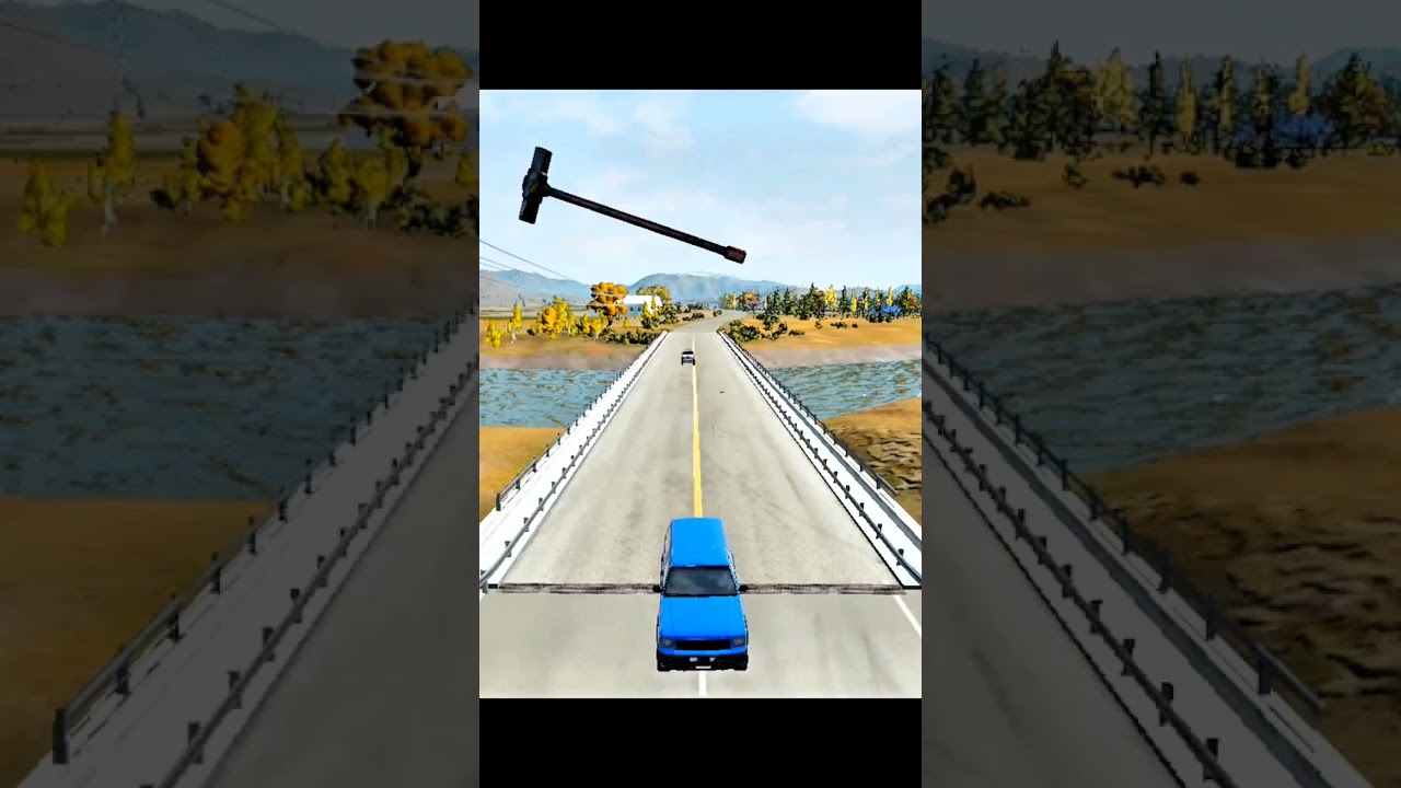 US V/S BRAZIL CHALLENGE IN BEAMNGDRIVE 🚘 #beamngdrive #crashdrive #beamng #shorts