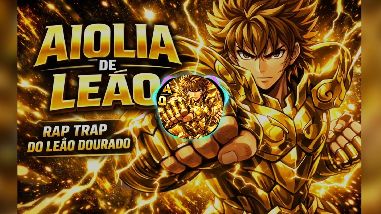 AIOLIA DE LEÃO (Cavaleiros do Zodíaco) | RAP TRAP DO LEÃO DOURADO