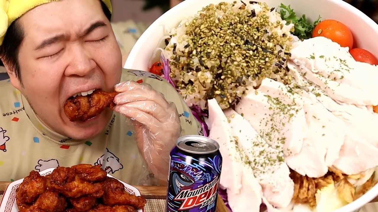 풀은 살 안쪄 포케 먹방