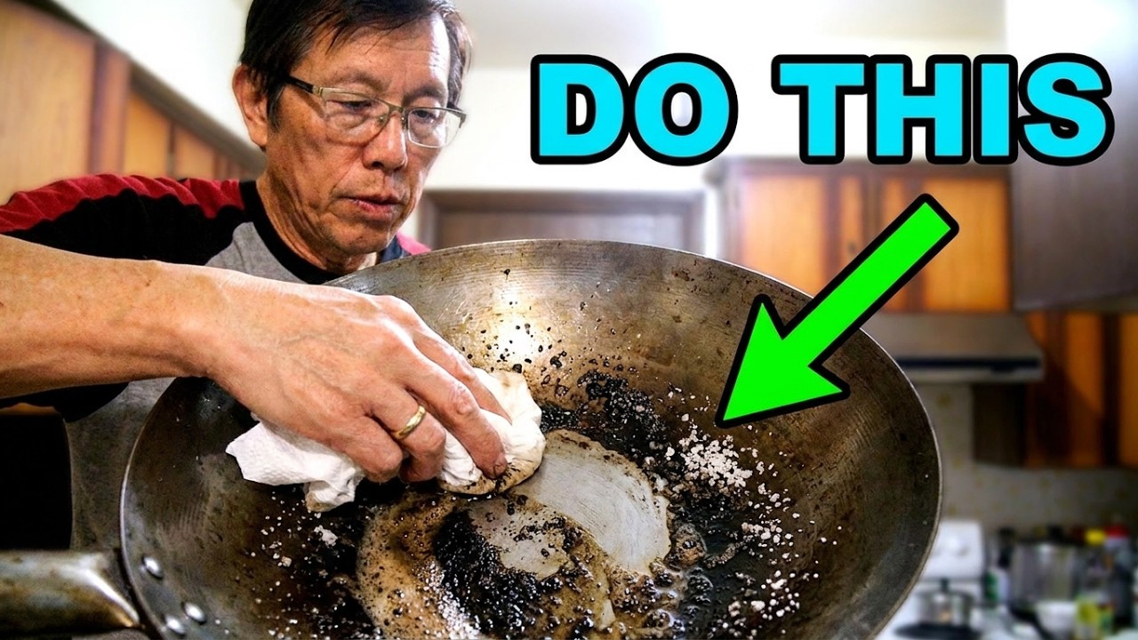 Carbon Steel Pan Seasoning Problems Solved (Like A Professional) Cleaning A Carbon Steel  Pan or Wok