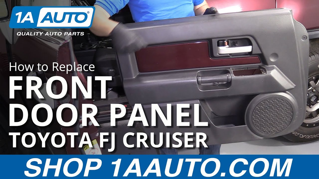 How to Remove Front Door Panel 07-14 Toyota FJ Cruiser