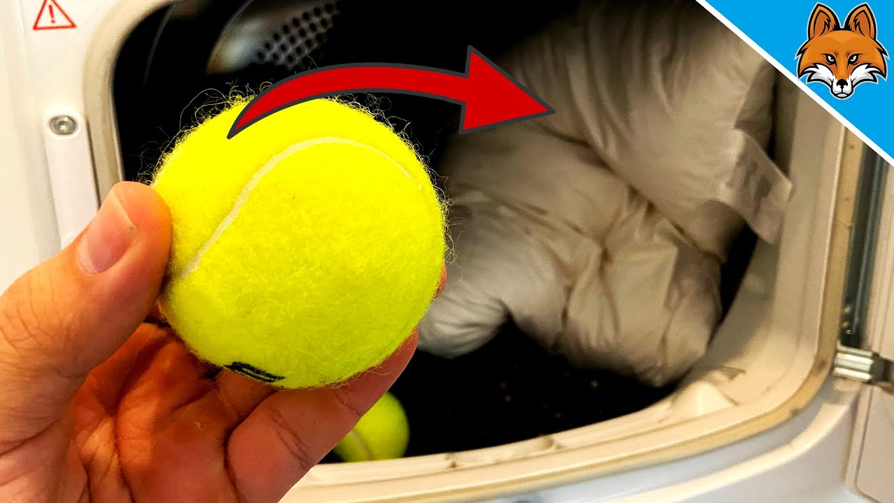 DESHALB solltest du einen Tennisball zu deiner W&auml;sche geben 💥 (super GENIAL)