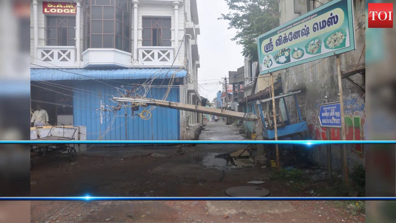 Severe cyclonic storm 'GAJA' makes landfall in Tamilnadu