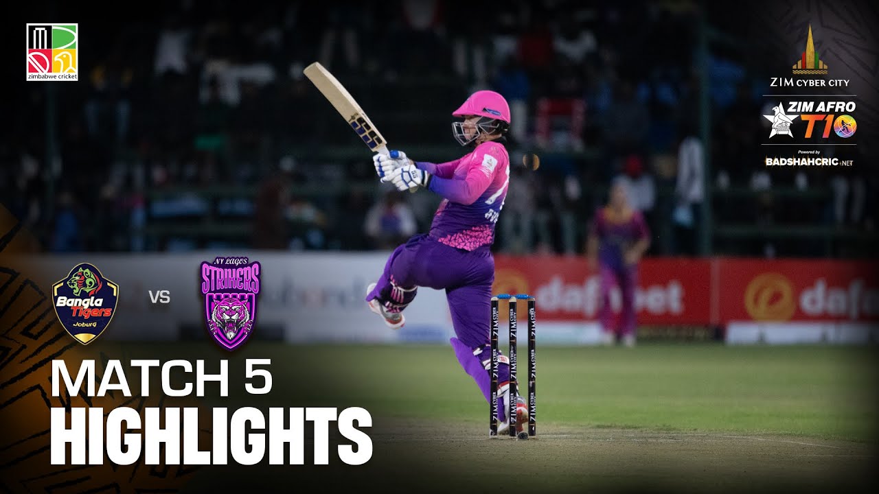 Match 5 Highlights I Day 2 I NYS Lagos vs Jo'burg Bangla Tigers | Zim Afro T10 Season 2 2024