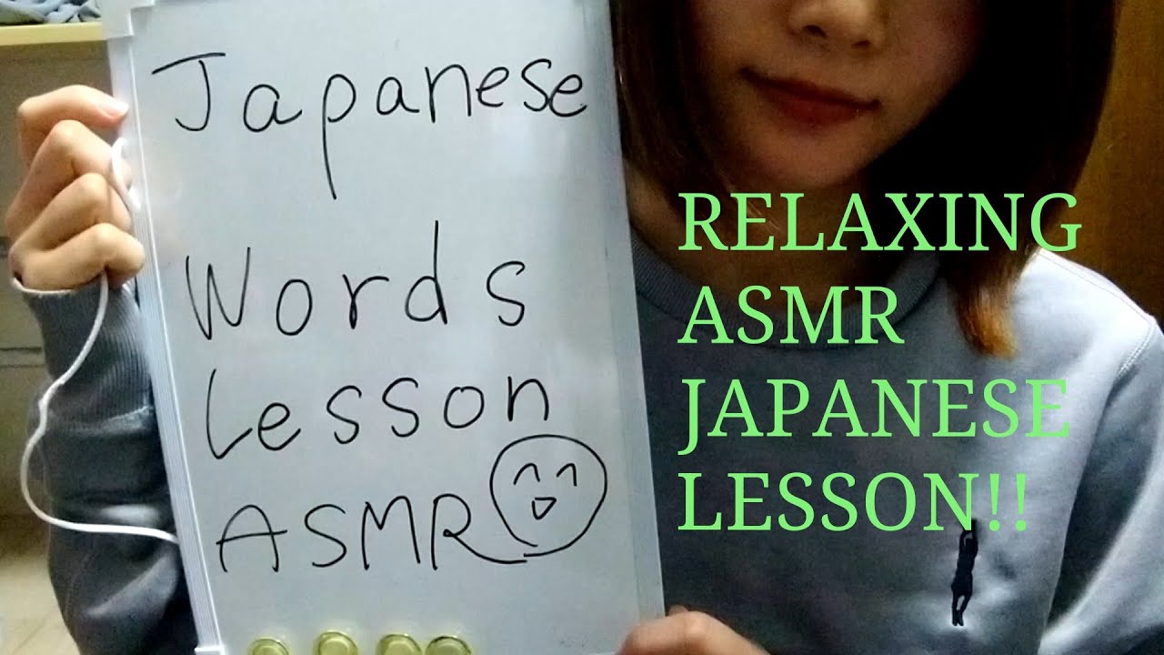 [ASMR]EASY RELAXING JAPANESE LESSON!