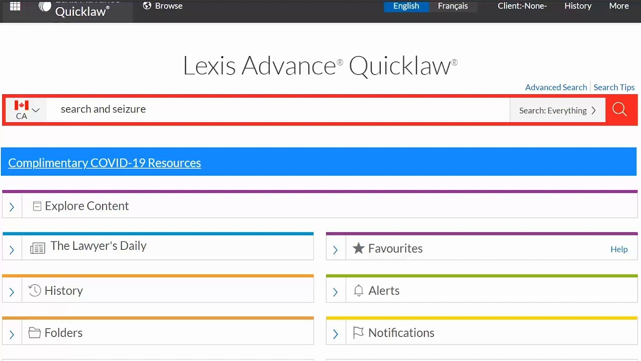 Boolean Searching  - Lexis Advance Quicklaw