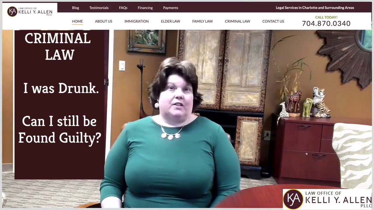 I Was Drunk – Can I Still be Found Guilty?