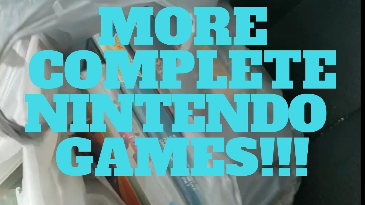 Not so live video game hunting: More boxed Nintendo Games!!!