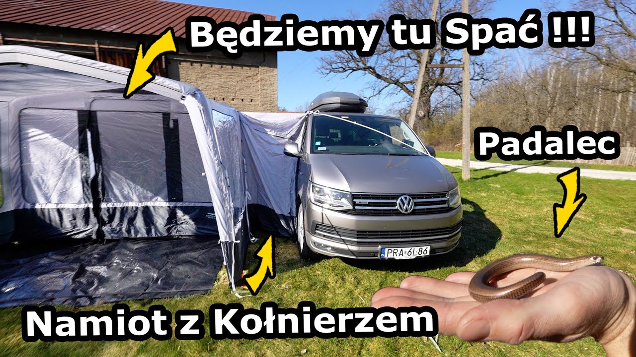 Rozkładamy Namiot RAROTONGA !!! - Wyrwało Zawór od WODY! *Jak Broni się Padalec? *Dometic (#1040)
