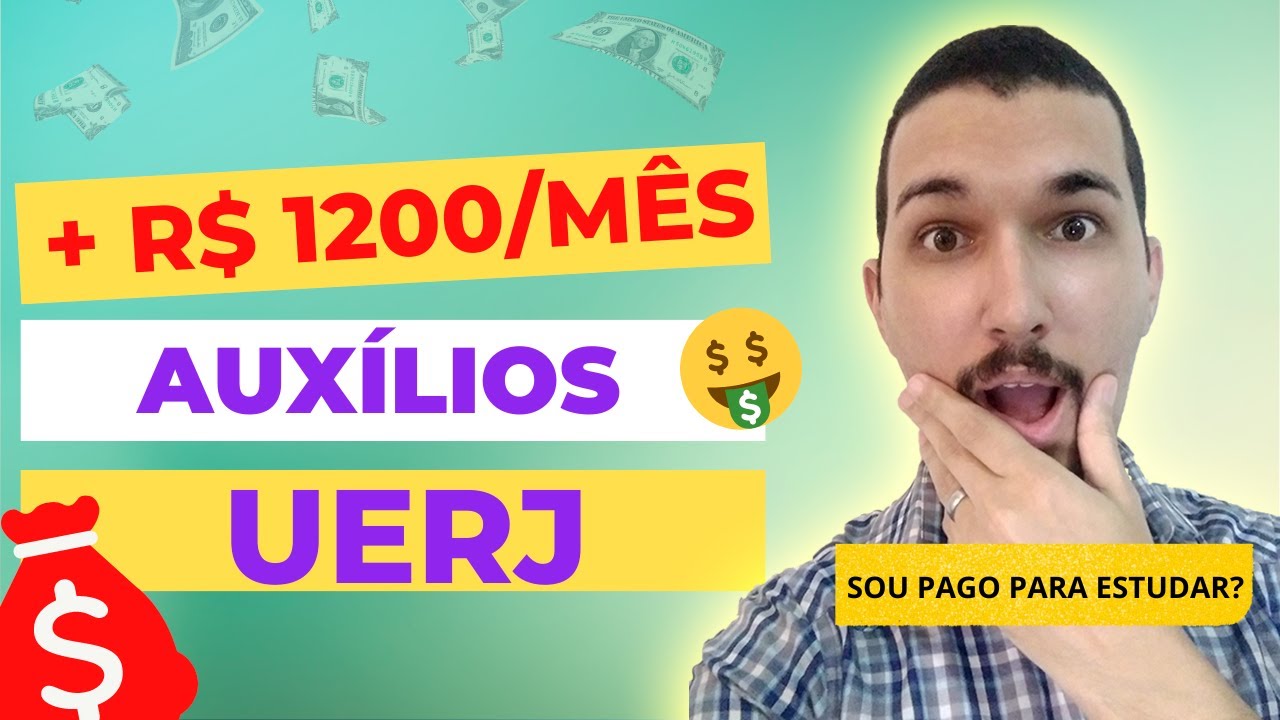 RECEBA PARA ESTUDAR | Auxílios UERJ para alunos e como SOLICITAR esses auxílios.